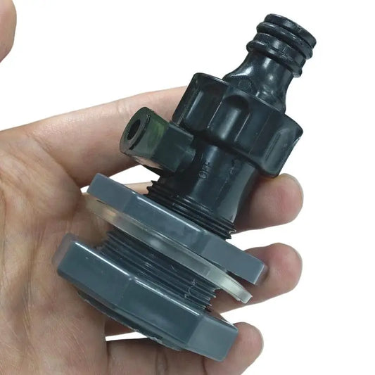 1 Set 3/4 Inch Rain Bucket Valve Fittings Connectors PVC Rain Bucket Diverter Kit Water Pipe Fittings Home Spray  Accessories