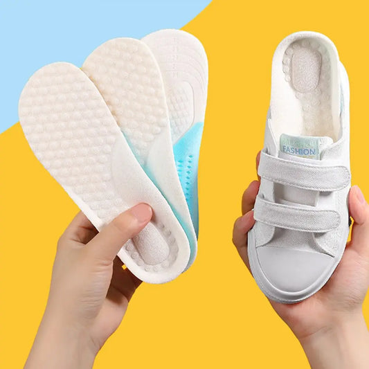 Soft Internal Cushion Running Mesh Orthopedic Insoles Sport Insoles Children Shoes Pad Arch Support Inserts Foam Insoles