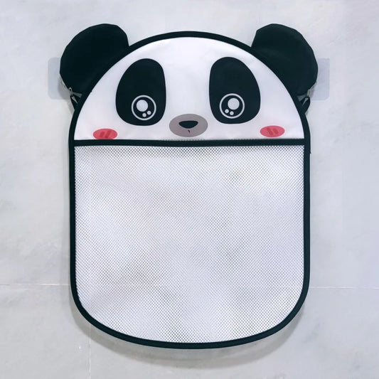 Cute Cartoon Animal Shower Storage Basket Mesh Bath Toy Organizer Net Pouch for Kid Baby Bathroom Bathtub Water Toys Hanging Bag